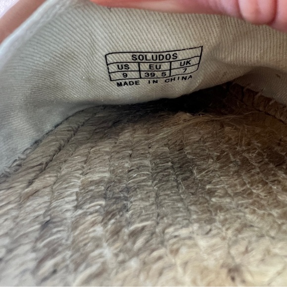 Soludos Lace Up Leather Espadrille - Picture 7 of 10